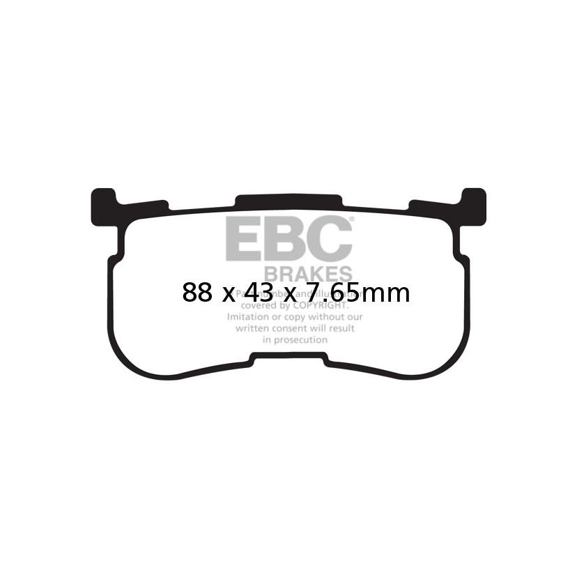 Plaquettes de freins EBC Sinter Métal Fritté Arrière
