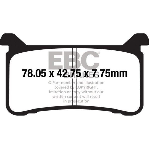 Plaquettes de freins EBC Sinter Métal Fritté avant