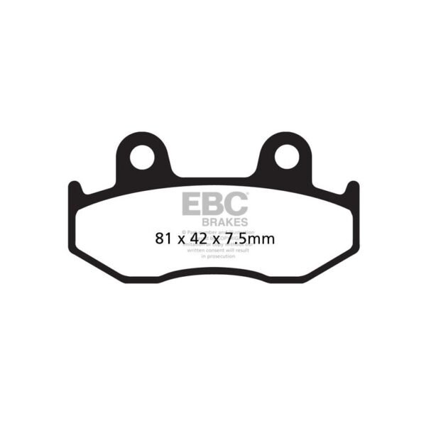Plaquettes de freins EBC Sinter Métal Fritté avant