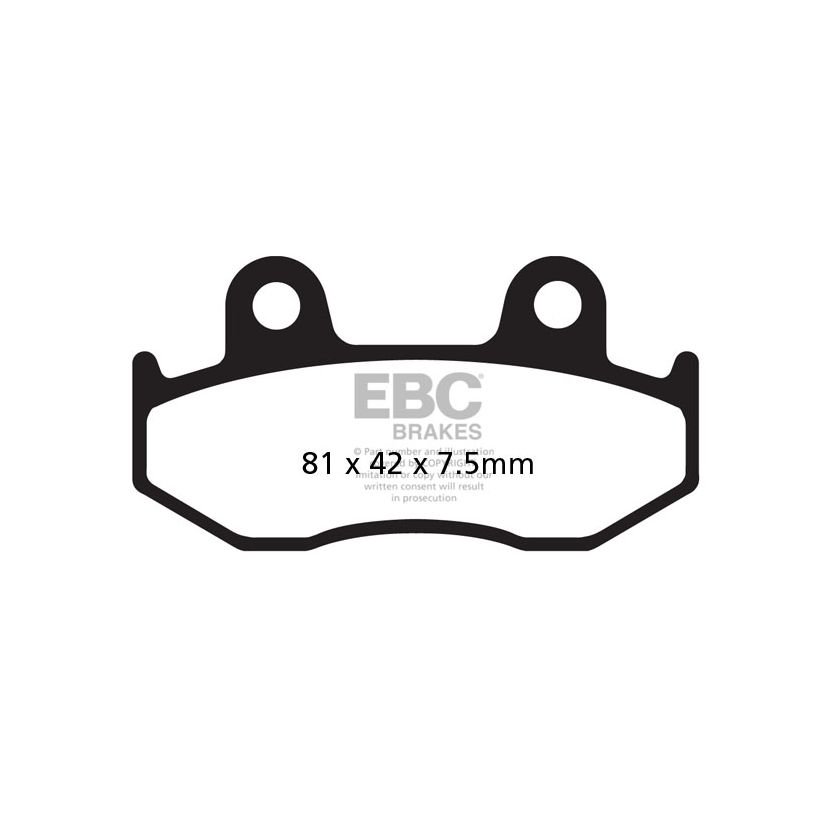Plaquettes de freins EBC Sinter Métal Fritté avant
