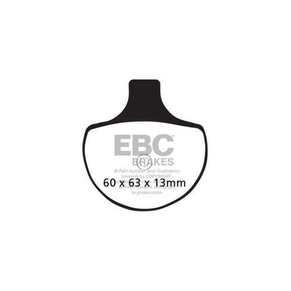 Plaquettes de freins EBC Sinter Métal Fritté avant