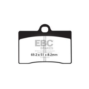 Plaquettes de freins EBC Sinter Métal Fritté avant