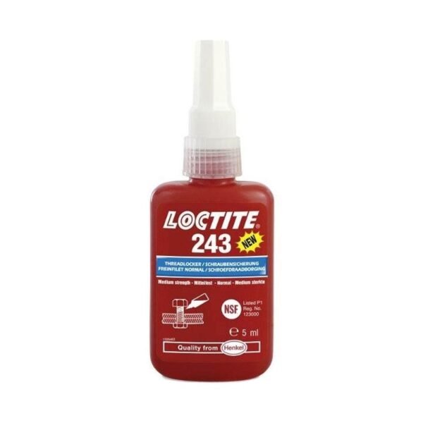Produit d'entretien Loctite 243 FREIN FILET MOYEN 5 ML