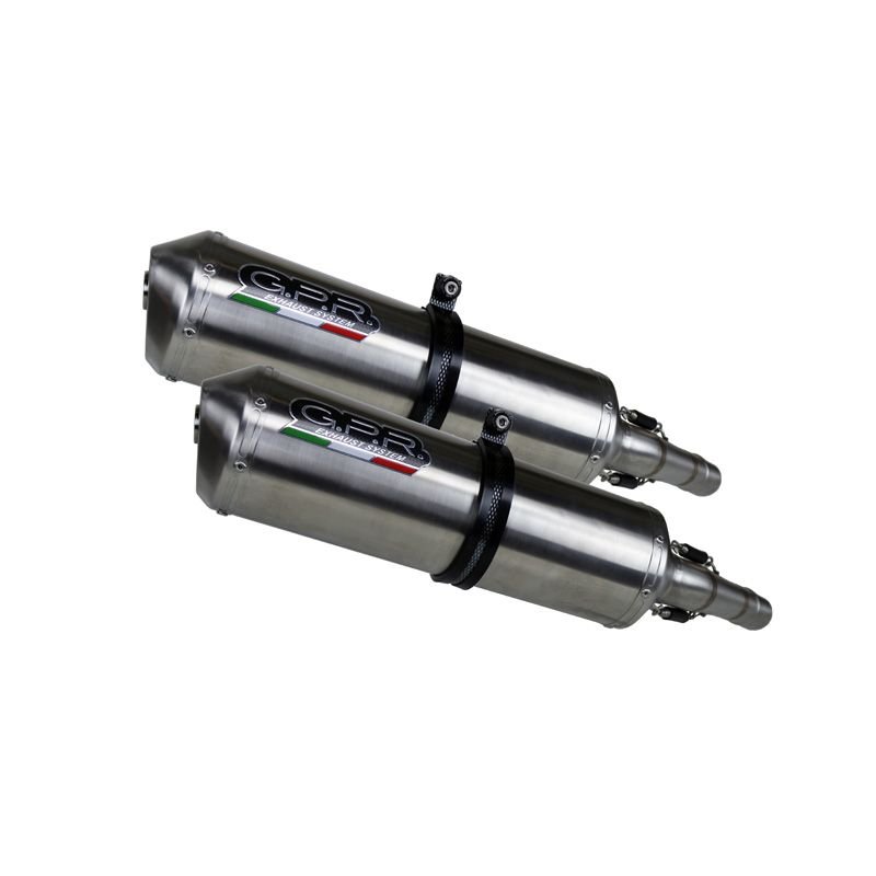 Silencieux GPR SATINOX DOUBLE CATA