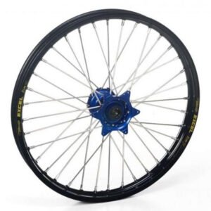 Roue Haan Wheels avant dimension 17x1.40 Noir/Bleu