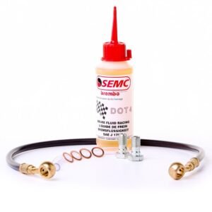 Kit durites aviation Semc Arrière Easy Durit (1 durite) Noir