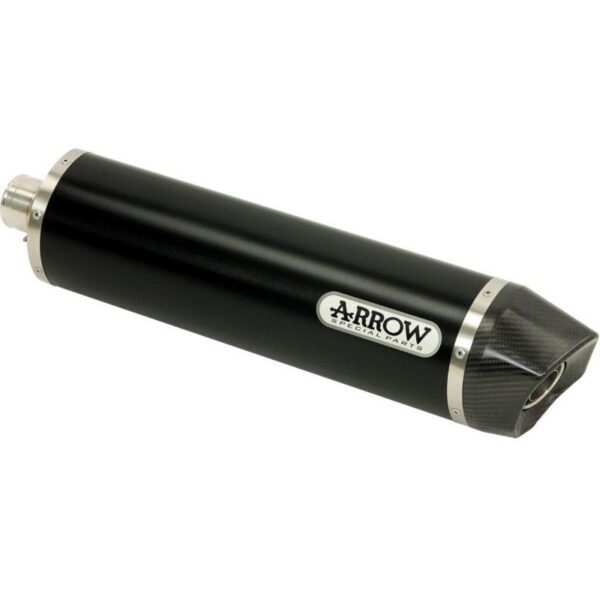 Silencieux Arrow Alu black Indy-race embout carbone