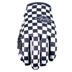 Gants cross Five MXF4 - FLAT TRACK BLACK/WHITE 2023