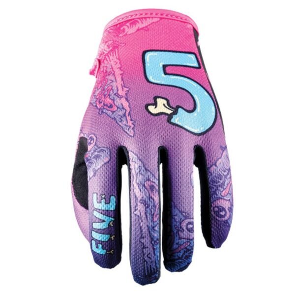 Gants cross Five MXF4 - SLICE NEON PURPLE 2023