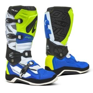 Bottes cross Forma PILOT YELLOW FLUO/WHITE/BLUE 2024