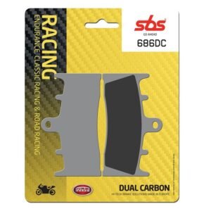 Plaquettes de freins SBS 686DC Racing carbon avant