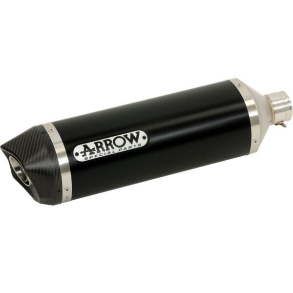 Silencieux Arrow Alu dark Race-tech embout carbone