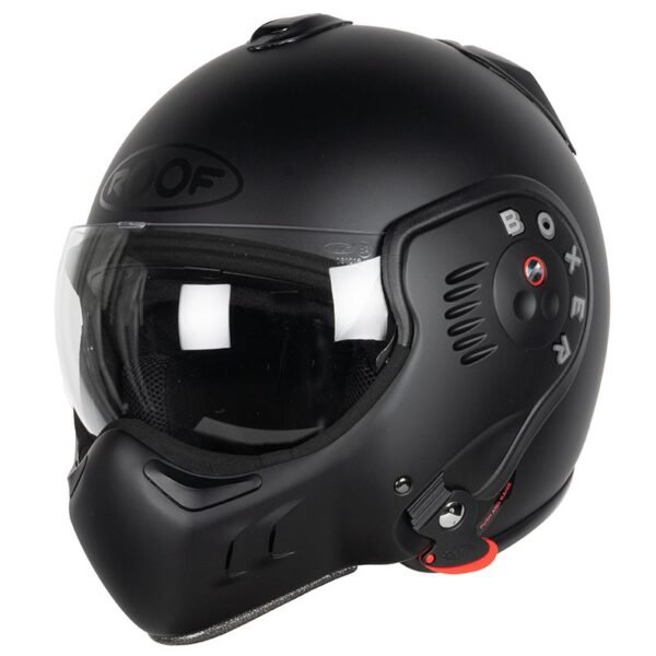 Casque ROOF BOXER V8 S - NOIR MAT + ECRAN DARK SMOKE