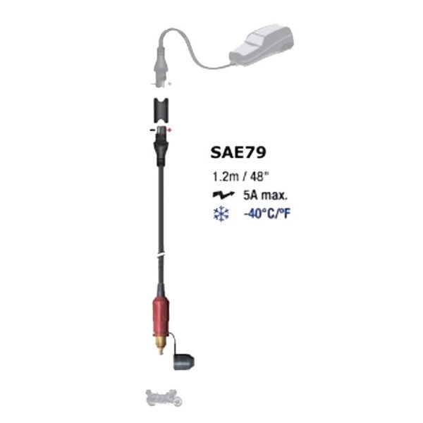 Connecteur Tecmate MALE DIN POUR BMW ET TRIUMPH