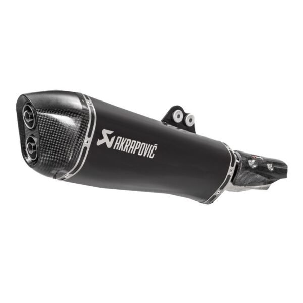 Silencieux Akrapovic Inox noir embout carbone