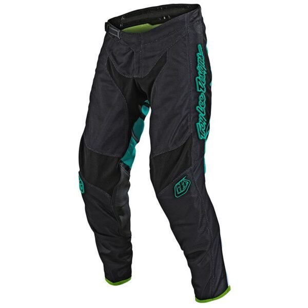 Pantalon cross TroyLee design GP AIR - DRIFT - BLACK TURQUOISE 2020