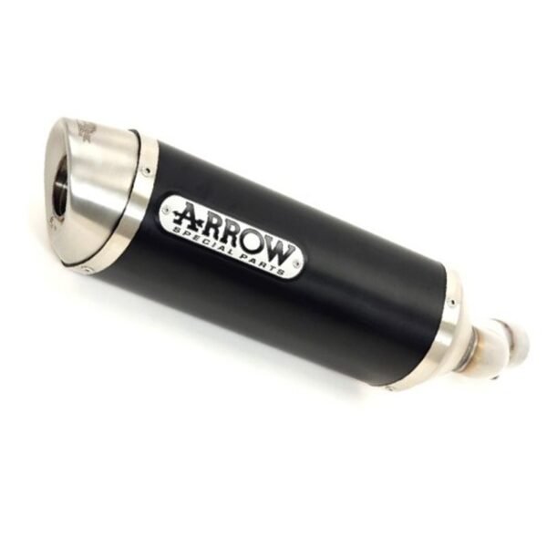 Silencieux Arrow Alu dark Street thunder embout carbone