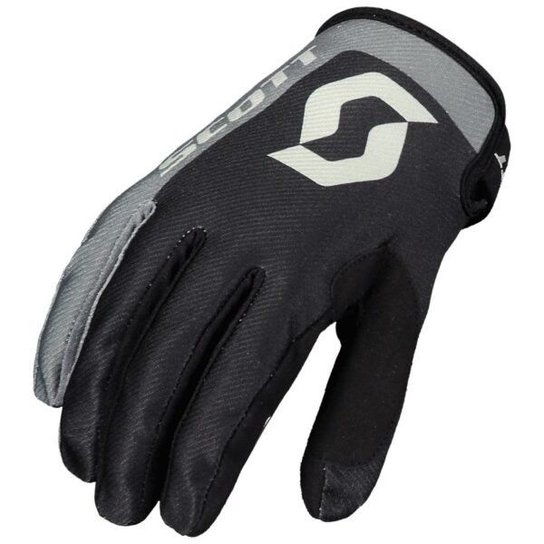 Gants cross Scott 350 RACE - NOIR/GRIS 2022