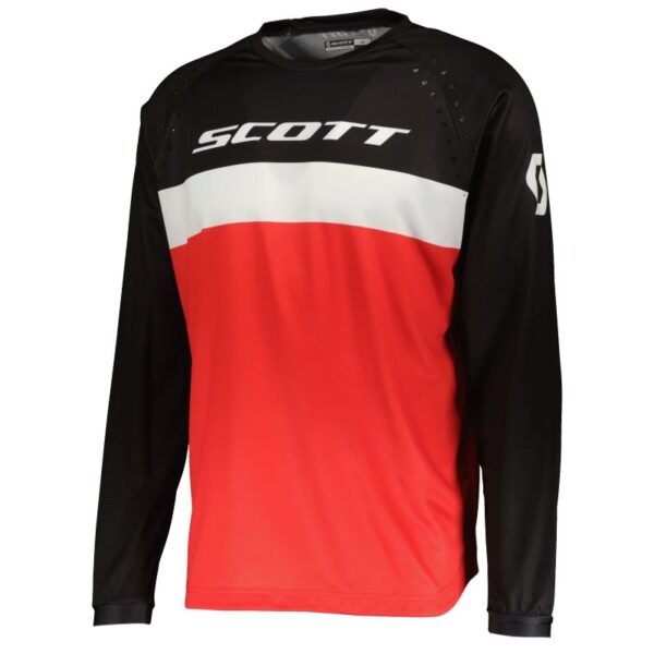 Maillot cross Scott 350 SWAP EVO - ROUGE/NOIR 2023