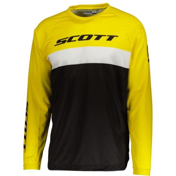 Maillot cross Scott 350 SWAP EVO - NOIR/JAUNE 2023
