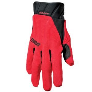 Gants cross Thor DRAFT RED BLACK 2024