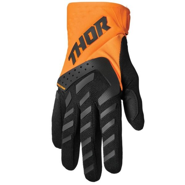 Gants cross Thor SPECTRUM ORANGE BLACK ENFANT