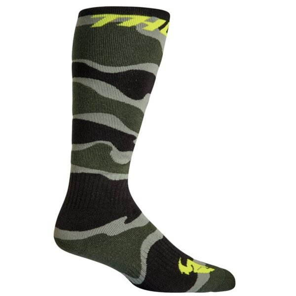 Chaussettes MX Thor MX CAMO GREEN WHITE