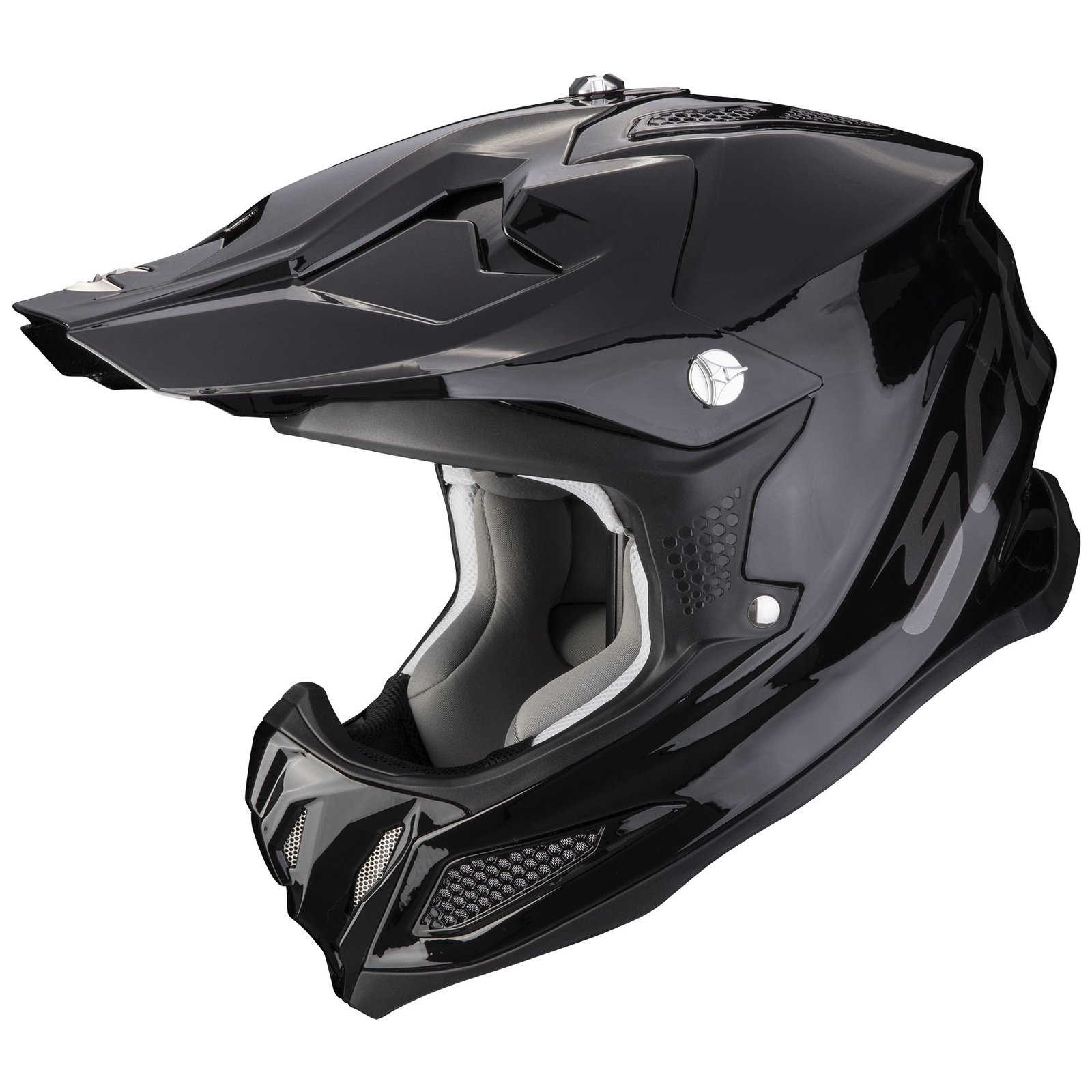 Casque cross Scorpion Exo VX-22 AIR - SOLID - NOIR 2023