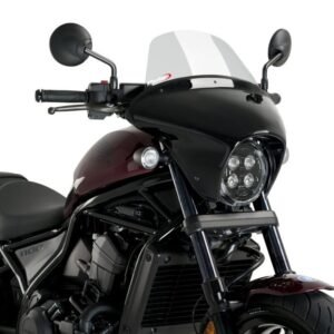 Tête de fourche Puig BATWING SML TOURING NOIR BRILLANT