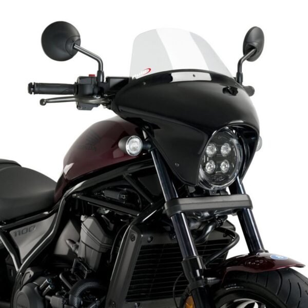 Tête de fourche Puig BATWING SML TOURING NOIR BRILLANT