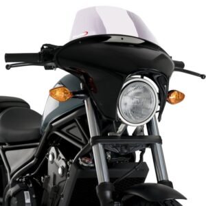Tête de fourche Puig BATWING SML touring (noir brillant)