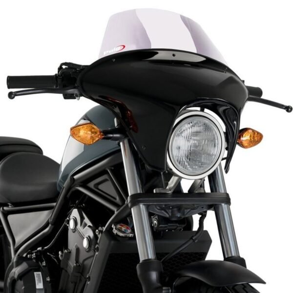 Tête de fourche Puig BATWING SML touring (noir brillant)