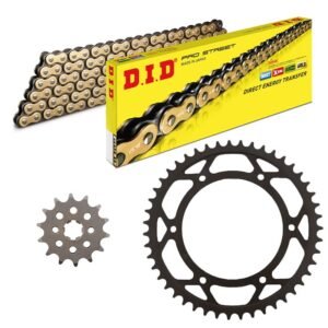 Kit chaine DID extra renforcée Acier version Enduro