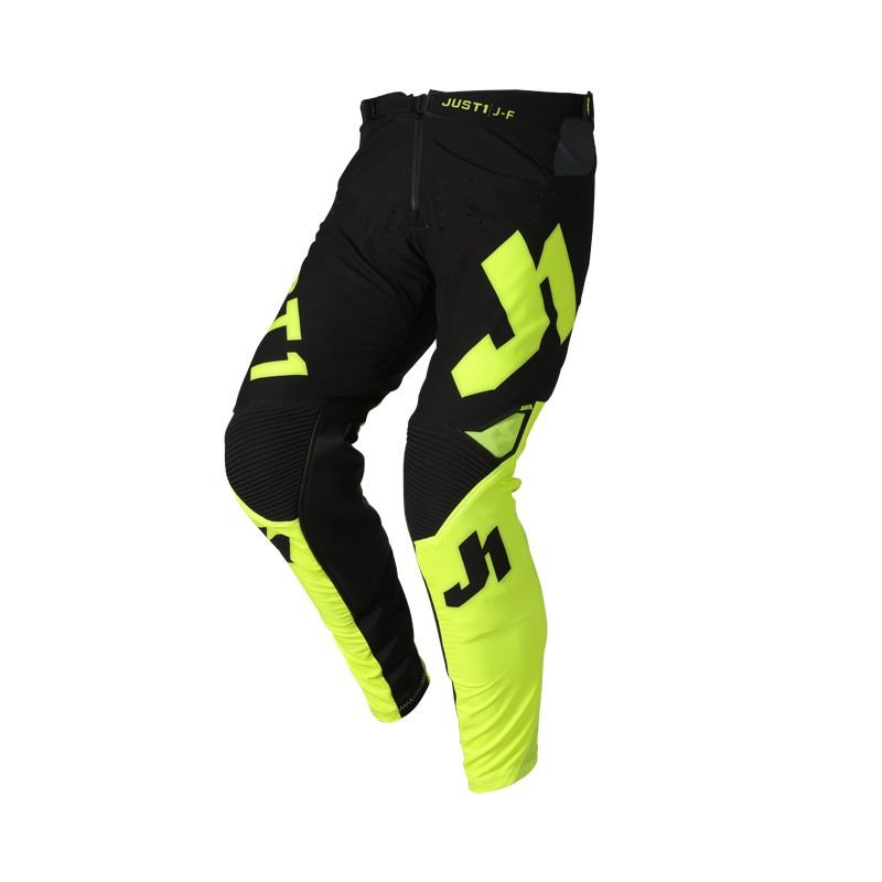 Pantalon cross JUST1 J-FLEX ADRENALINE - BLACK/YELLOW FLUO 2021