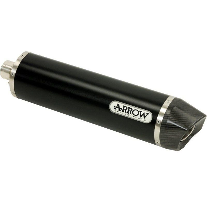 Silencieux Arrow indy race Alu dark embout carbone