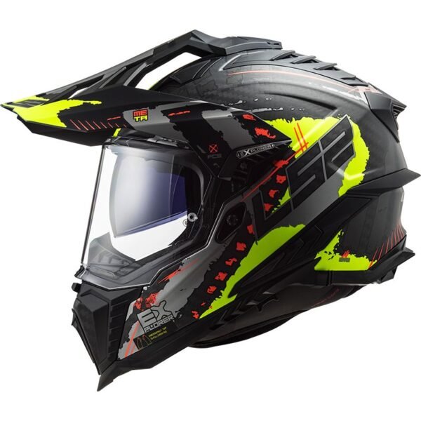 Casque LS2 MX701 - EXPLORER CARBON - EXTEND