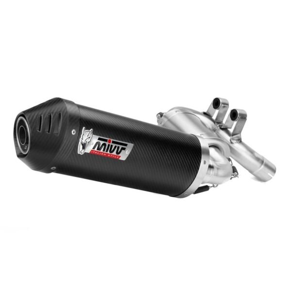 Silencieux Mivv Oval Carbone (extrémité en carbone)